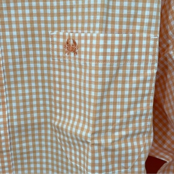 NWT Coast Men's Orange The Marlin Buttondown Long Sleeve Button Down Shirt XXL - Picture 3 of 6